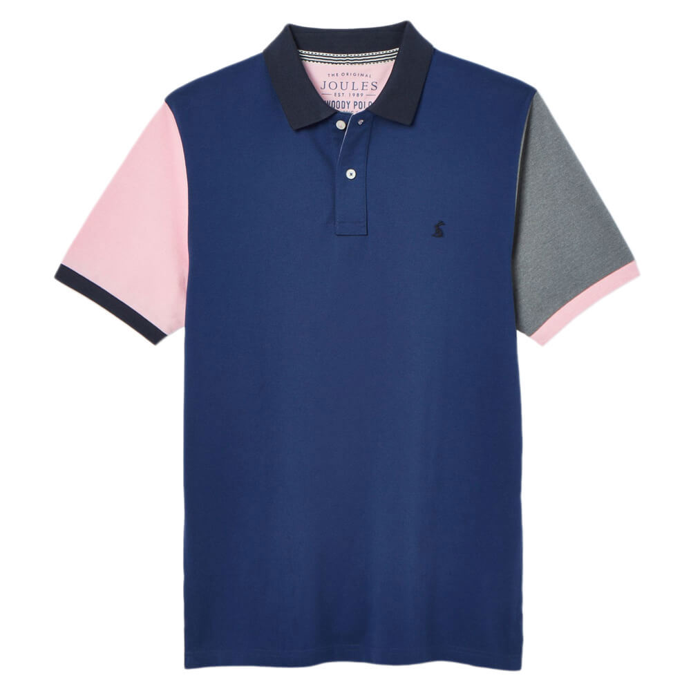 Joules Woody Colourblock Classic Fit Polo Shirt